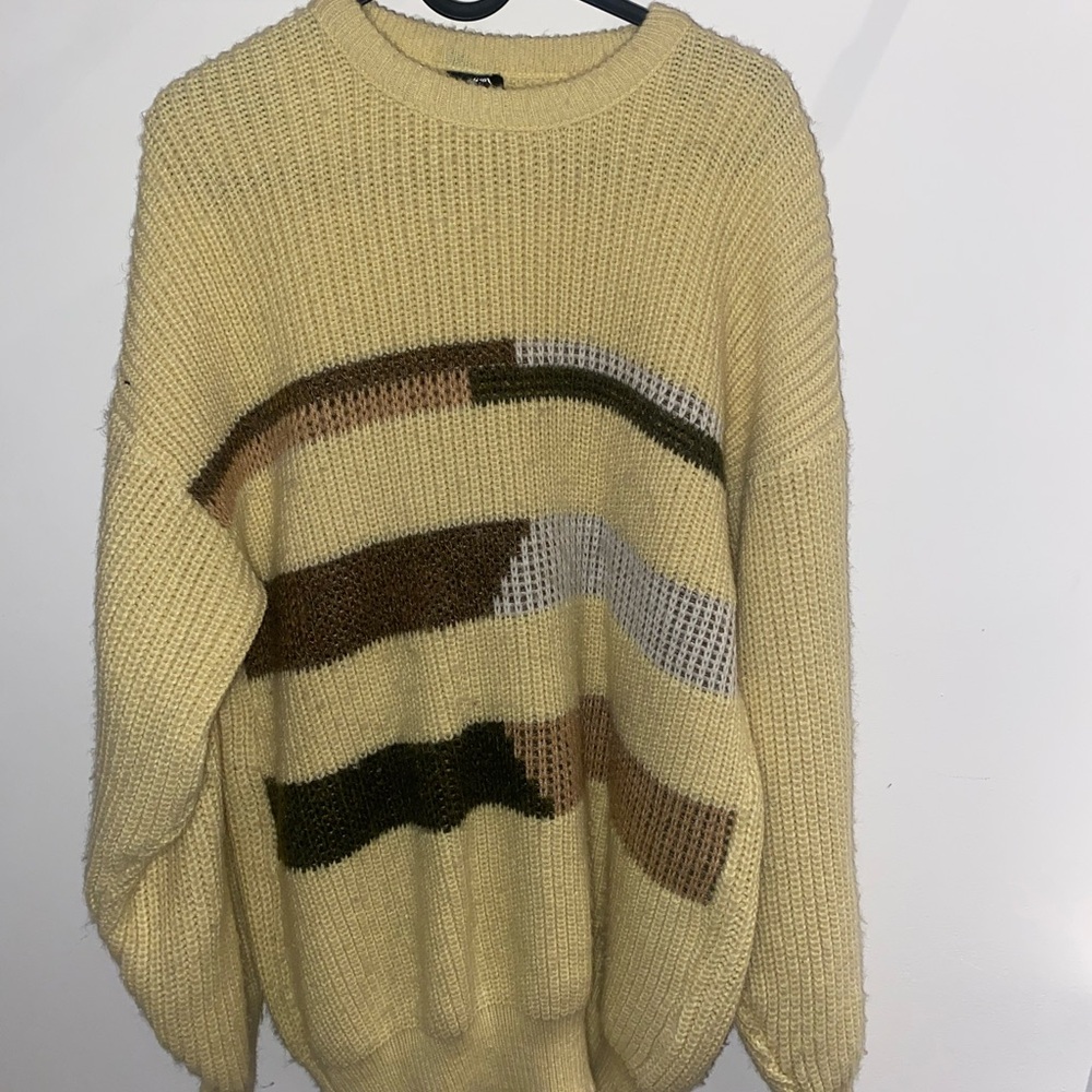 Yellow Knit Sweater